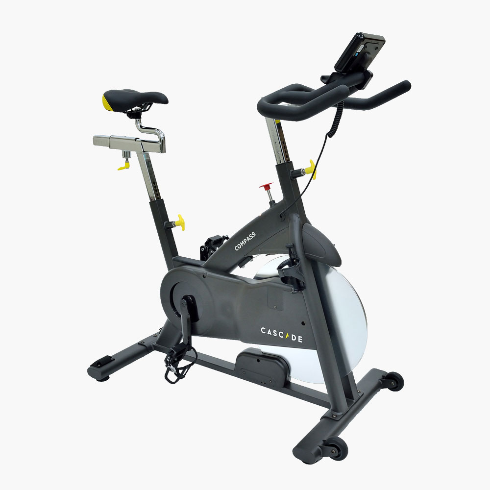 Cascade Compass Group Exercise Bike - Angled front right