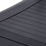 Aluminum core anti-slip rubber slats | Cascade Ultra Runner Treadmill